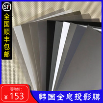 Transparent honeycomb translucent holographic film anti-light light gray carbon black window exhibition hall glass front and back projection film elevator advertising