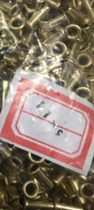 5*14 5 total length brass Full hollow corns rivet 62 yuan a thousand pieces in stock