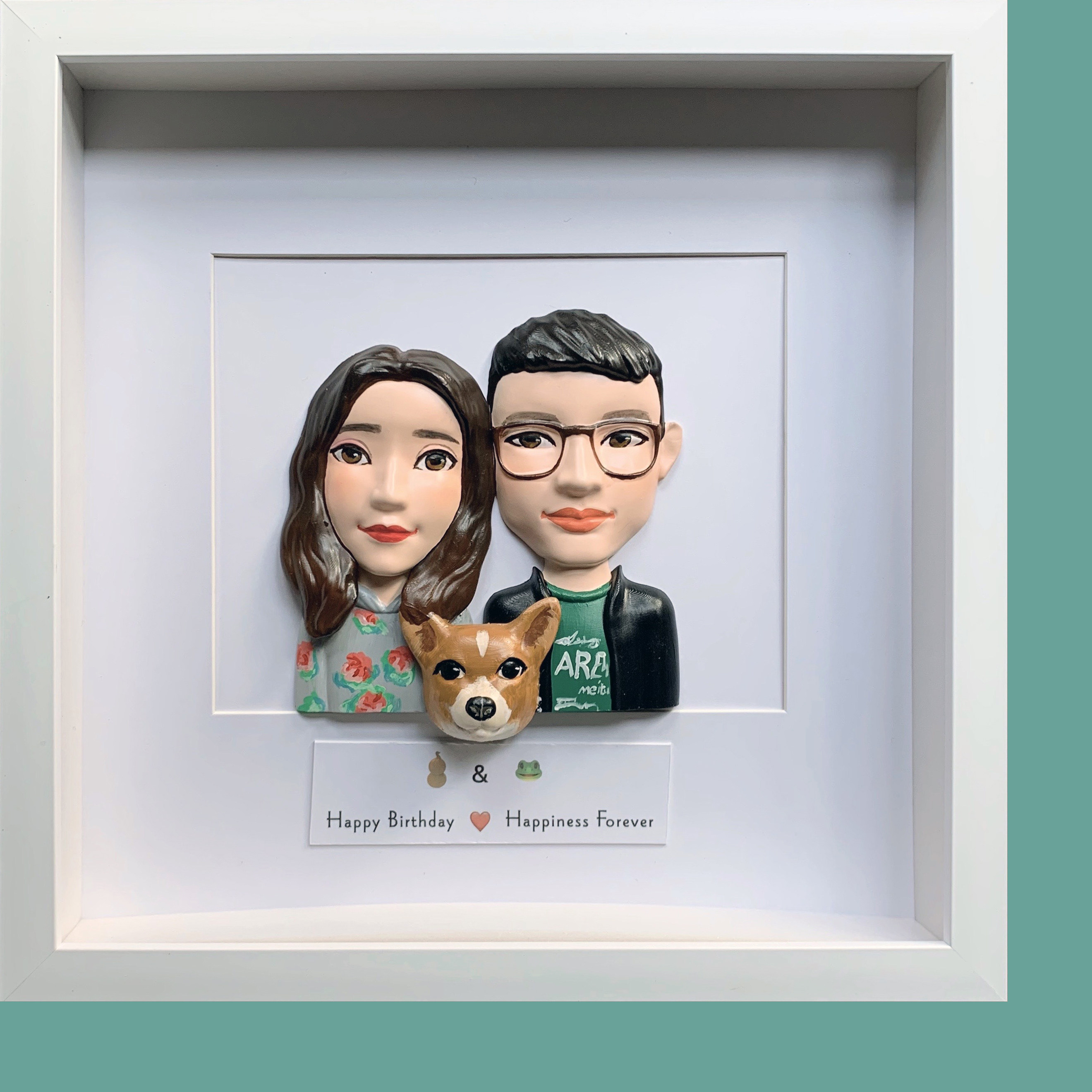 Photo Portrait Custom Soft Pottery Doll 3D Print clay Figure Sculpture diy Handmade Creative Wedding Birthday Gift