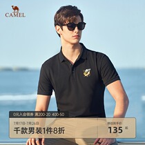 2021 summer new polo shirt mens short-sleeved t-shirt tide brand Korean version lapel embroidered paul shirt