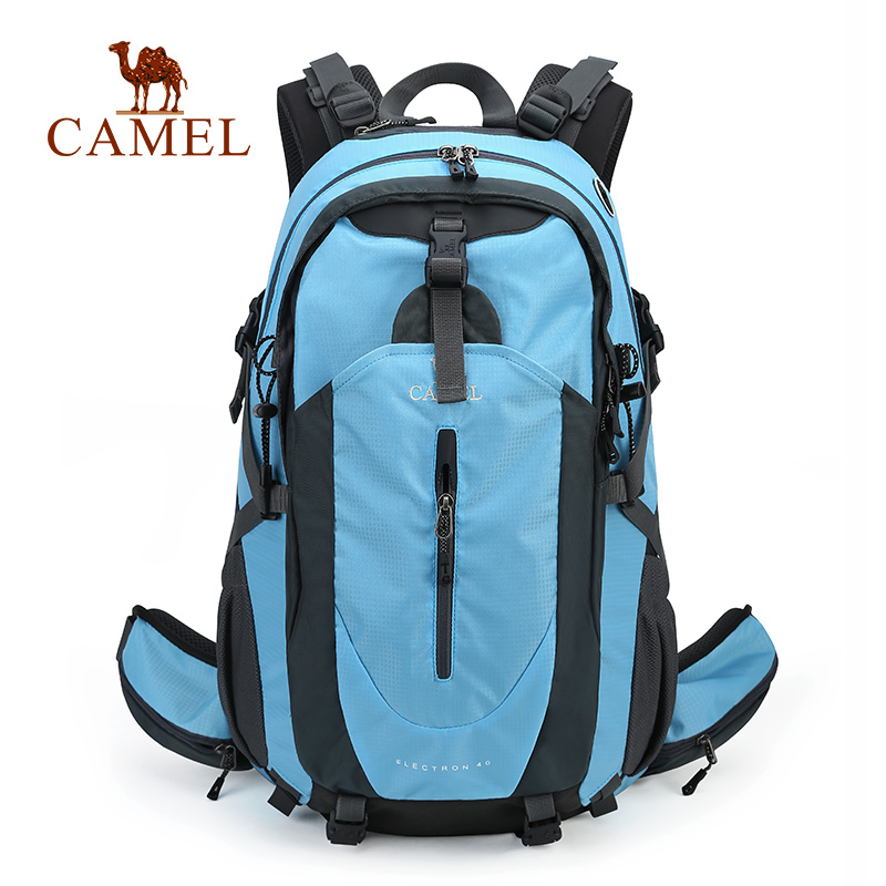 Camel Brand Outdoor Climbing Bag Large Capacity Cross-country Hiking SHOULDER BAG MEN AND WOMEN DOUBLE SHOULDER BAG T0S3D1102