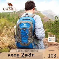 Camel Backpack Men Outdoor Waterproof Mountaineering Bag Large Capacity Hiking Multifunctional Sports Travel Shoulder Bag Women