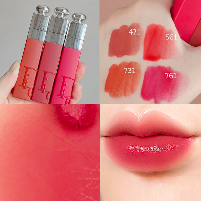 Dior Dior Rouge Lip Tint Enchanting Lip Glaze Lipstick 421 541 651 761 771 251 351 451