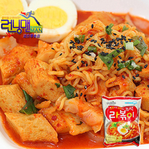 South Korea imported eight rice cakes Ramen rice cakes Noodles instant noodles instant noodles boiled noodles snacks sweet and spicy 145g