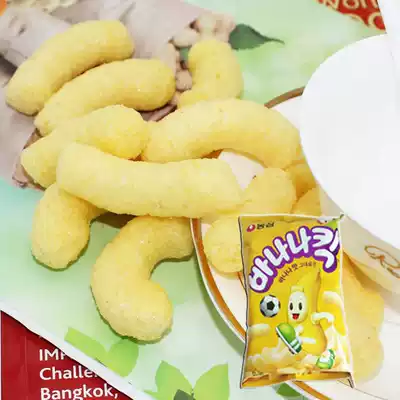 South Korea imported agricultural heart Banana strip 75g bag puffed sweet crispy snack snack snack snack food