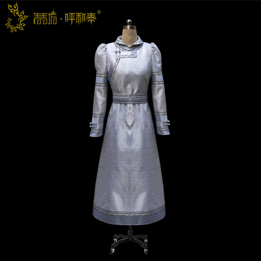 (Qingqingfang Hetai) Customized Mongolian Fashion Dress Women's Improved Mongolian Robe
