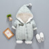 Quần áo cho bé mùa thu đông 0-1 tuổi Quần áo bé gái dày lên bộ jumpsuit nữ mùa đông ấm áp ra khỏi quần áo nam jumpsuit bé trai cá tính Áo liền quần