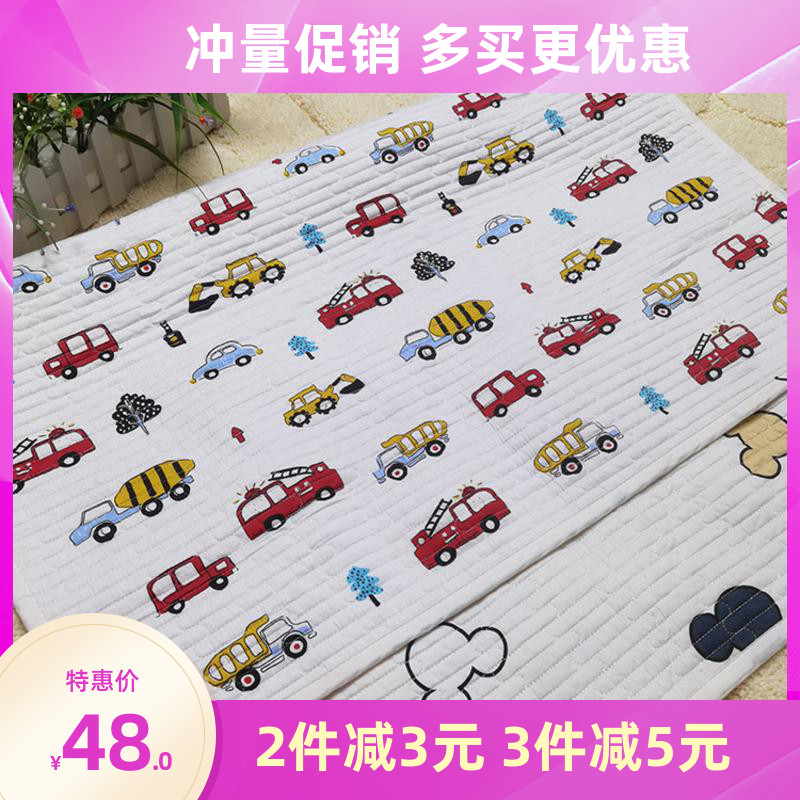 Korean aunt pad newborn baby summer thin mat long pile cotton sleeping mat student menstrual pad pure cotton can be machine washed