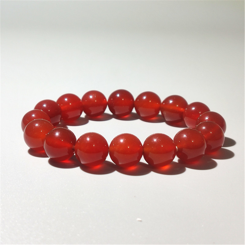 Natural Red Agate Bracelet, Genuine Official Fortune-Beading Bracelet, Red Crystal Bracelet for the Year of Birth, Gift for Mom Natural Red Agate Bracelet, Genuine Official Fortune-Beading Bracelet, Red Crystal Bracelet for the Year of Birth, Gift for Mom