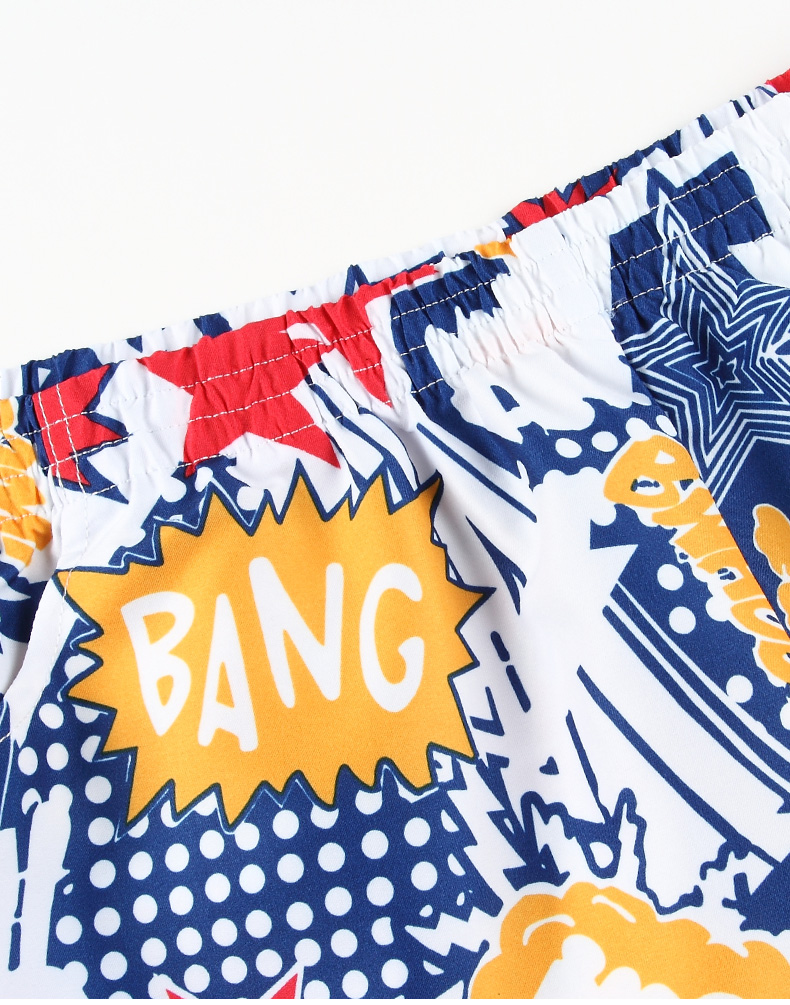 Nên và mát mẻ quần ngủ nữ quần short mùa hè của nam giới pajama quần short vài bãi biển quần nhanh chóng làm khô in ấn loose home shorts đồ lót nam