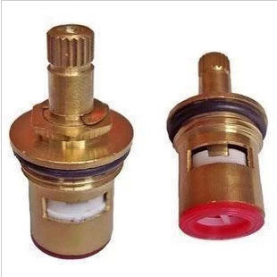 Faucet accessories 4 minutes 6 minutes quick open single cold faucet copper valve core ceramic core faucet core total length 40MM