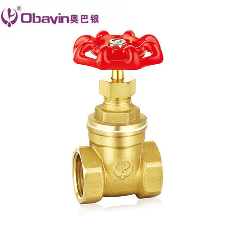 Oba Silver Inner Brass Gate Valve Full Copper Thread Gate Valve 4 min DN15 6 min DN20 25 32 40 50