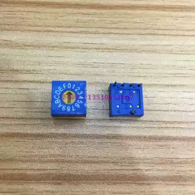 New 8421 BCD code 0-F 16 bit rotary switch 1 pair 4 foot handle long 0MM can be shot directly