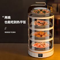 Insulated Vegetable Deity Thermostatic Multilayer Electric Heating Home Warm Vegetable Box Anti-Fly Leftovers DUST COVER FOLDED FOOD COVER