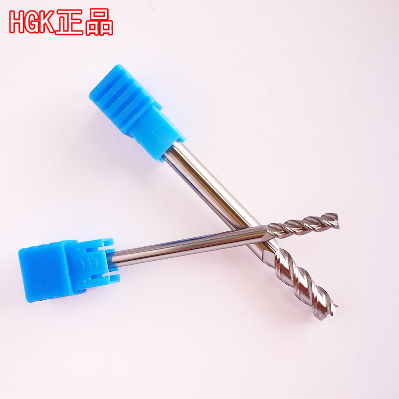 50 degrees lengthened tungsten steel aluminium with milling cutter three-edged flat bottom knife 1 2 3 4 5 6 8 10 12 16 20 20 * 100