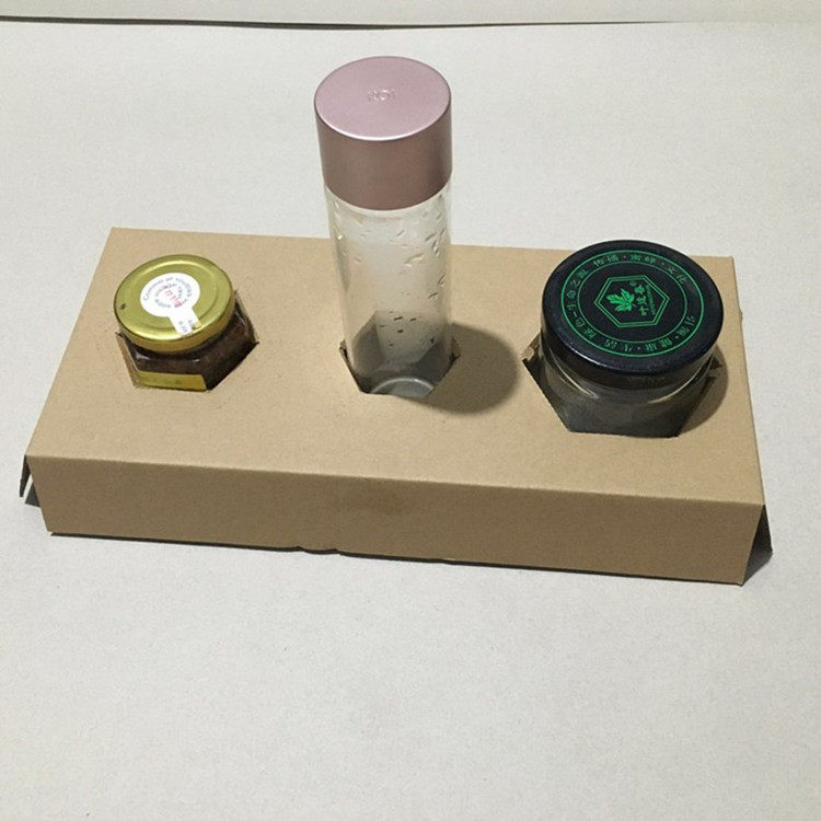 Spot gift box lined gift box card slot packaging box gasket carton spacer cardboard hexagonal round bottle card slot