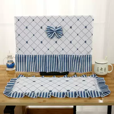 Fabric computer dust cover desktop LCD Monitor cover cloth dust cover 27 32 inch dust cover towel Computer cover cloth