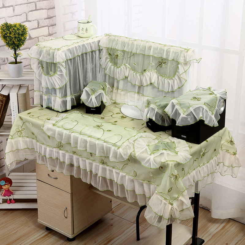 Lace 29 32 inch 24 LCD Surface Desktop Computer Dust Cover Dust Cover Computer Tablecloth Printer Cover