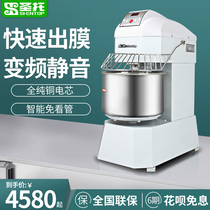 Santo and noodle machine commercial frequency conversion Double-Action double-speed large stainless steel automatic noodle mixing noodle kneading machine