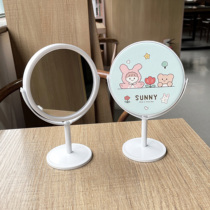 Han Edition High Definition Desktop Cosmetic Mirror Student Dormitory Desktop Girl Heart Beauty Dresser in Cosmetic Dresser Mirror Cute