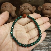 Putuoshan Buddha Bead Handstring Malachite Small Pearl Nanhong Transfer Bead Classic Ladies Wear and Send Packaging