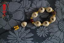 Putuo Mountain peoples characteristic text play pendant Buddha heart Bodhi k light pendant Handmade hot engraving six-character truth bracelet