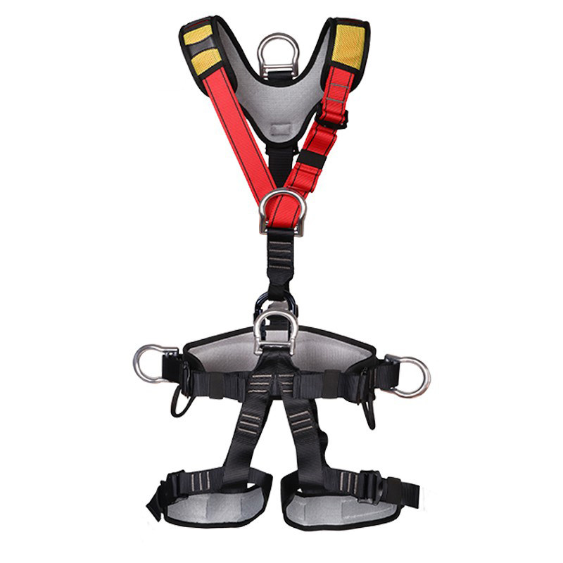 Mountain Yue Outdoor Aerial Work Safety Belt God Instrumental Mountaineering Rescue Equipment Air Conditioning Installation Full Body Five-point Style Equipment