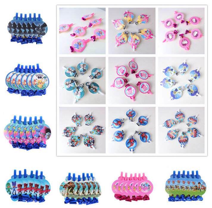 Children Birthday Party Supplies Cartoon Whistleblowing Dragon Blow Blow Up Trumpet Festival Party Toy Props