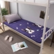 Ký túc xá giường nệm mới 0,9 m 1,2 m đơn sinh viên giường mạng ký túc xá flannel màu đỏ dày nệm - Nệm nệm hơi