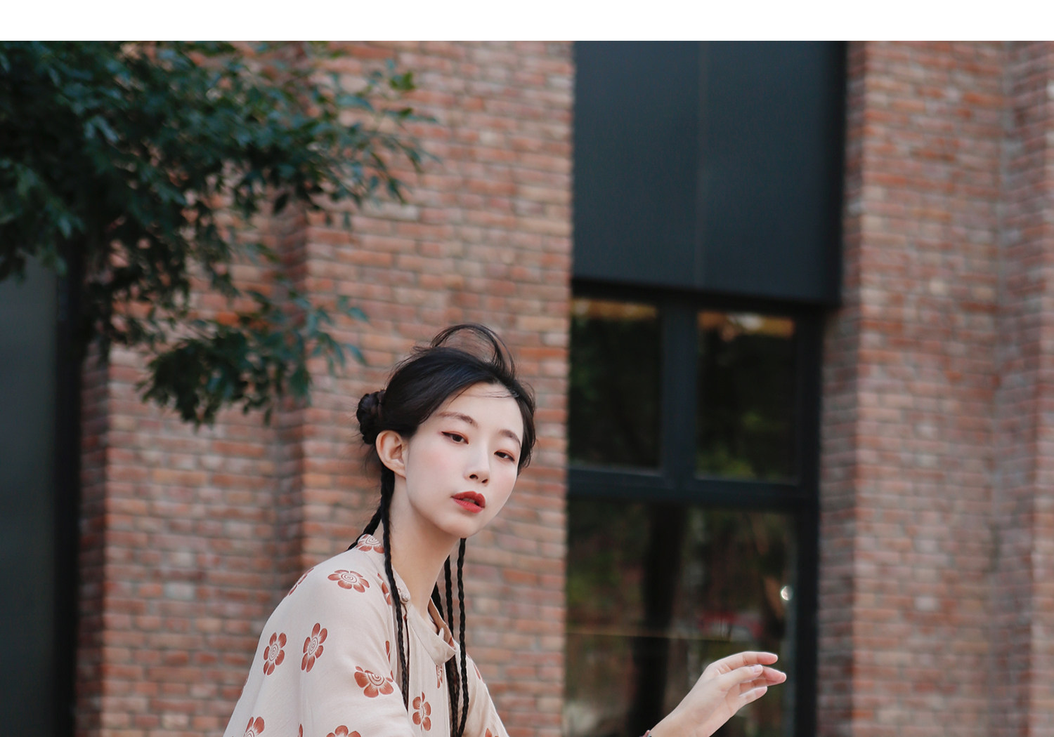 Китайцы одежда наборы 谜阿凰花临唐制圆领袍阔腿裤唐风汉元素汉服原创国风高端女装汉服