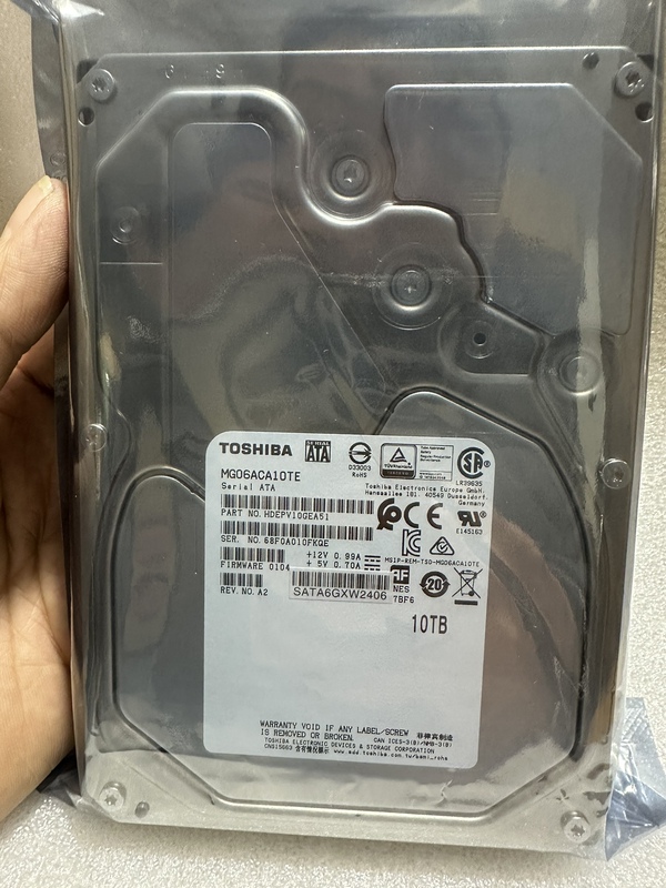 Toshiba 10t Hard Drive Mg06Aca10Te Mechanical Hard Drive Enterprise-Level 10Tb Surveillance Hard Drive Nas Air Drive