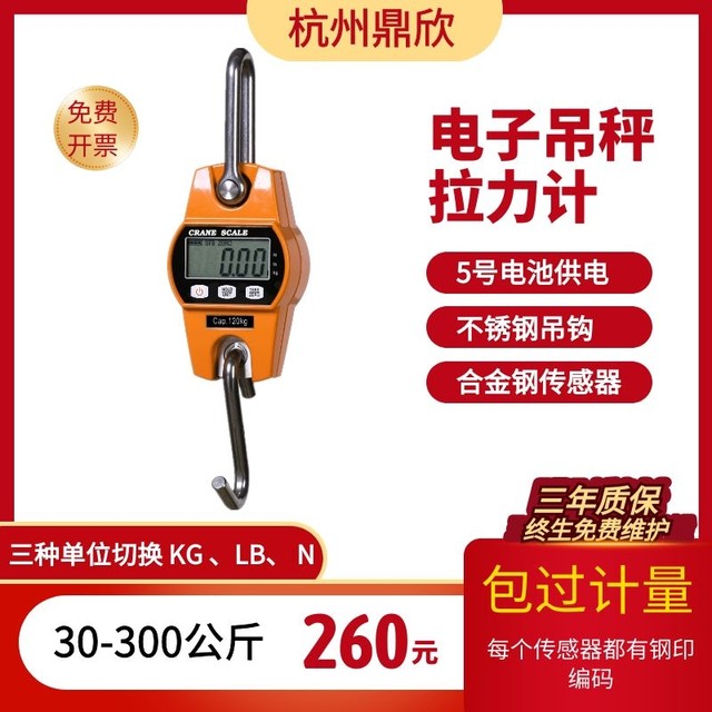 Dingxin high-precision electronic hanging scale tensile measurement instrument