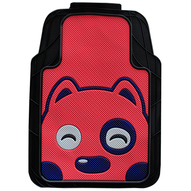 Cartoon Car Mat Cute Floor Mats Single Universal Non Slip Latex