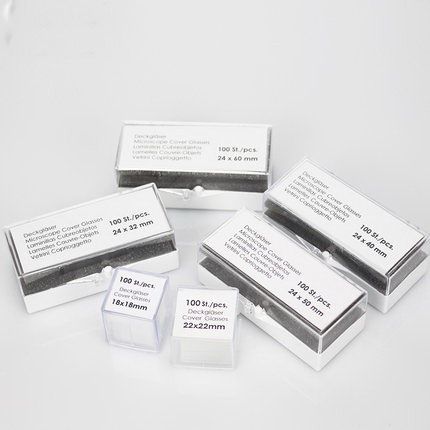 德国marienfeld盖玻片，22x22mm盖玻片，正方形进口盖玻片,0.17mm