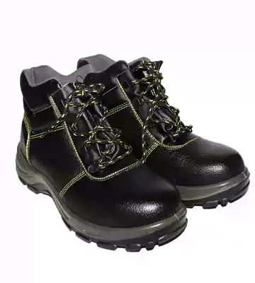 SAFEMAN Junyu E7011 middle barrel anti-smashing safety shoes protect toe non-slip wear-resistant oil resistance