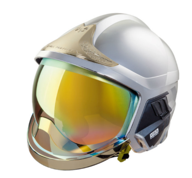 MSA Merthian 10166681 Fire safety helmet F1XF Standard in nickel color base