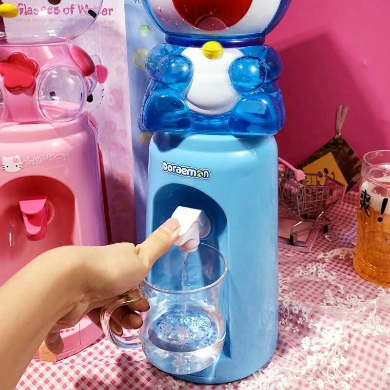 Cute table in love with drinking water kt special mini water dispenser shaking sister sound with toys children cat gift