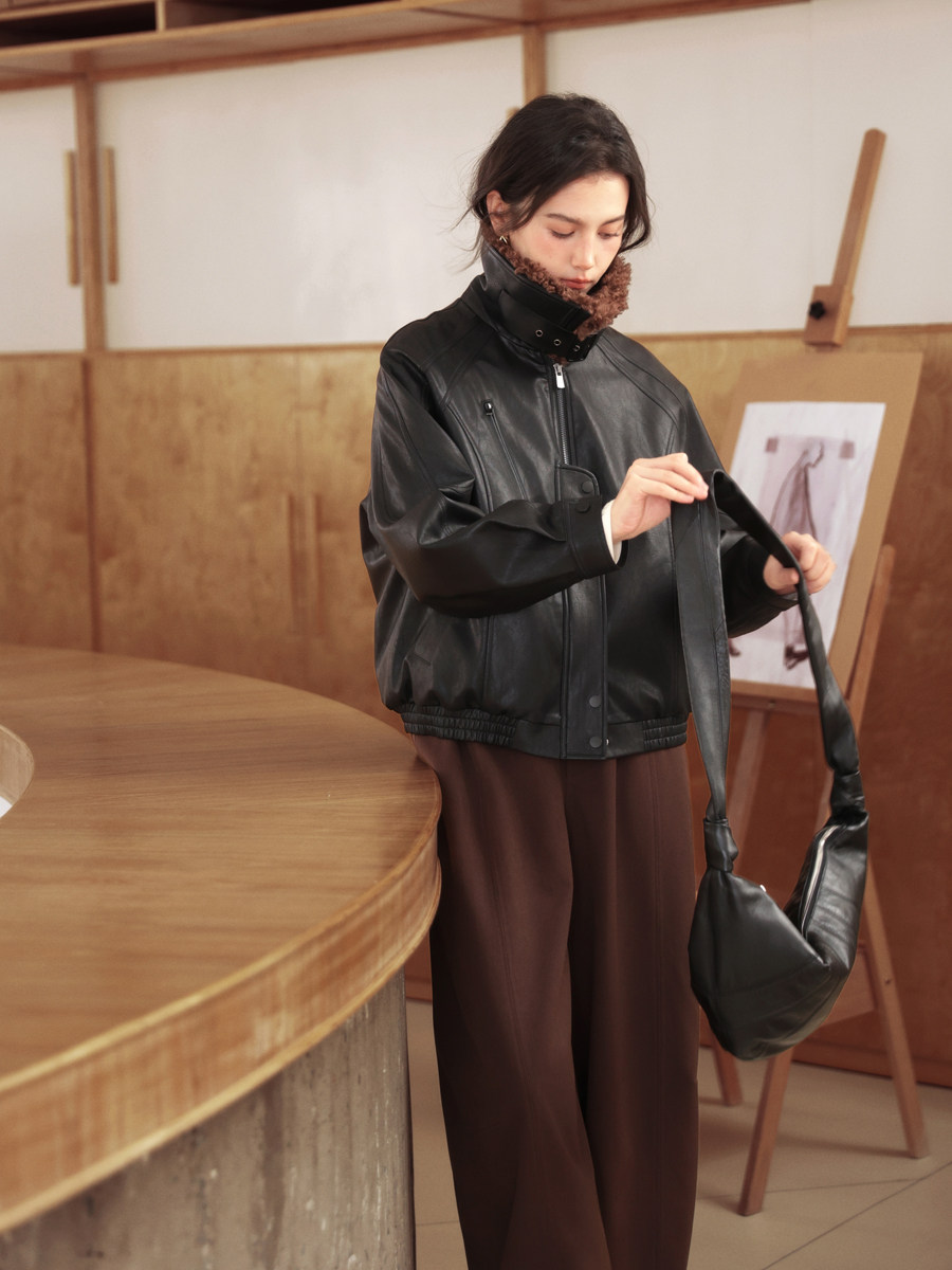 スエードジャケット　ダークブラウン　オールドマネー スエードジャケット ダークブラウン オールドマネー