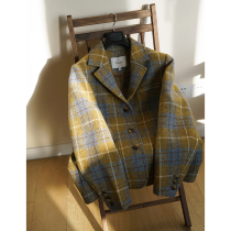 NicePeople 21 autumn British imported collection imported Harris Tweed custom suit female