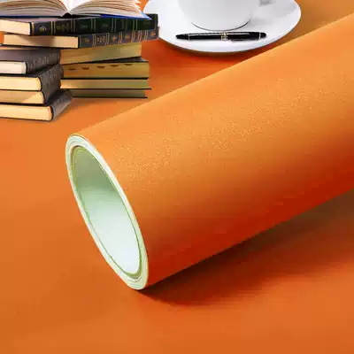 Pure orange wallpaper pink blue white wallpaper background wall dormitory wallpaper wallpaper bedroom simple modern warm decoration