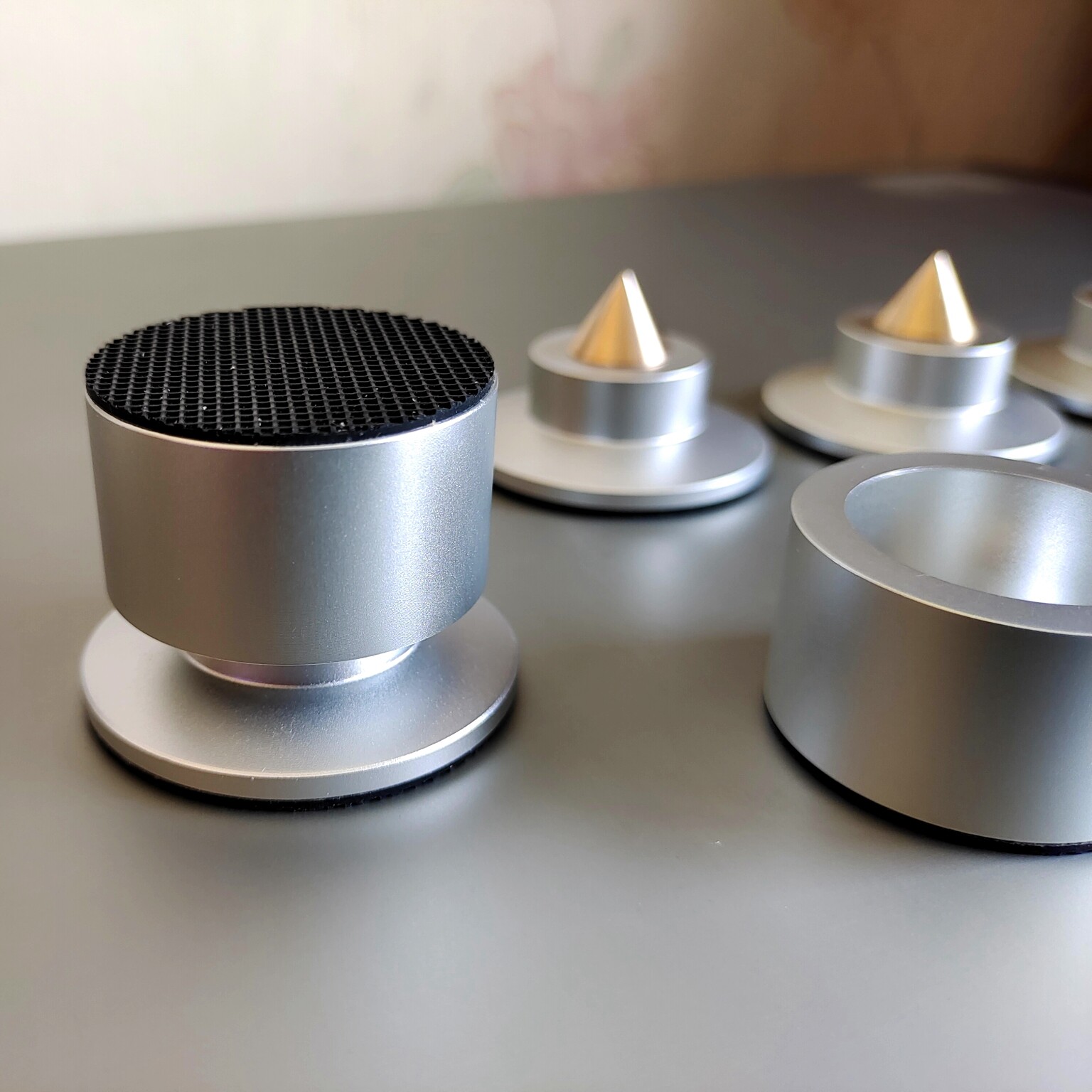 Xiaota Seiko Copper-aluminum composite combination foot of shock absorption CD machine power amplifier decoder machine foot