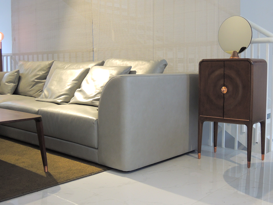 AMY 榏 nội thất magiê 臻 sofa căn hộ nhỏ Bắc Âu hiện đại tối giản vải sofa sofa da - Đồ nội thất thiết kế ghế ngồi