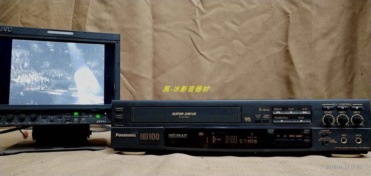 Panasonic Stereo Video Recorder NV-HD100 Cassette VHS Home VCR Video Recorder with Remote Control Manual