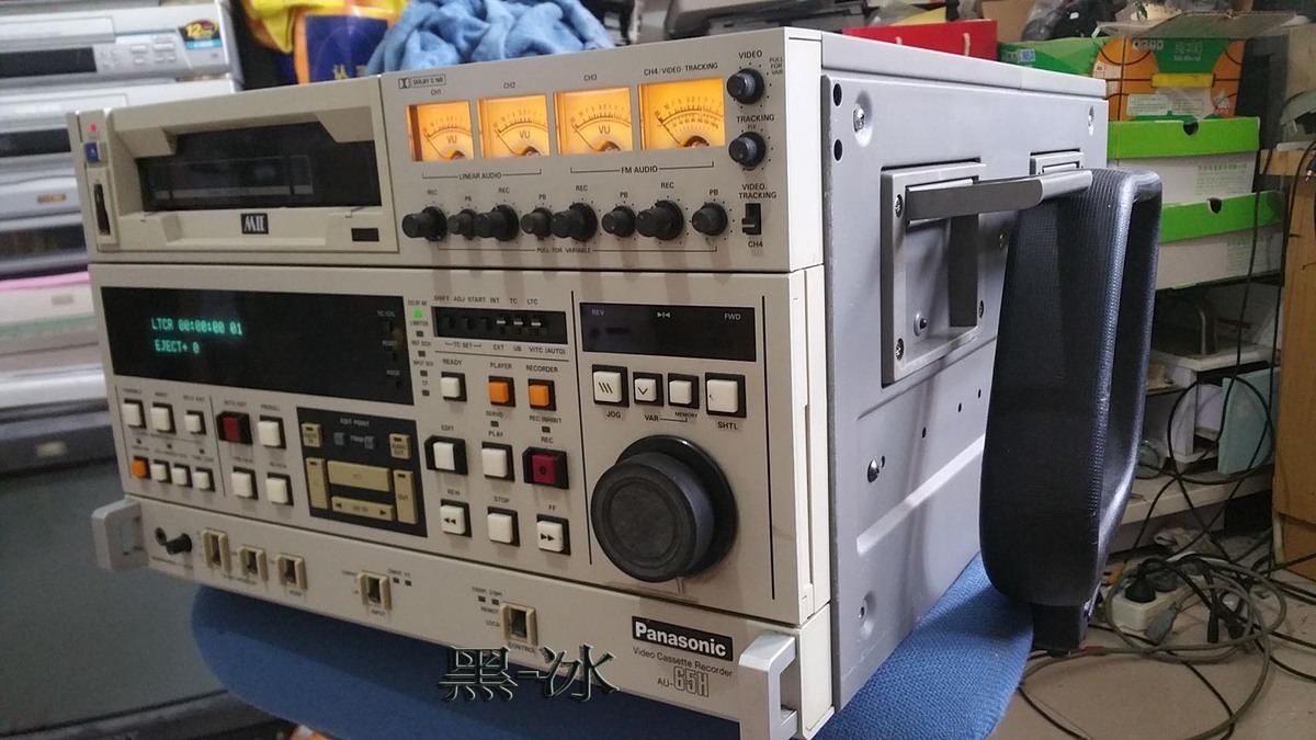 Panasonic video recorder (Panasonic)AU-65H professional video recorder MⅡ format broadcast-grade editing machine