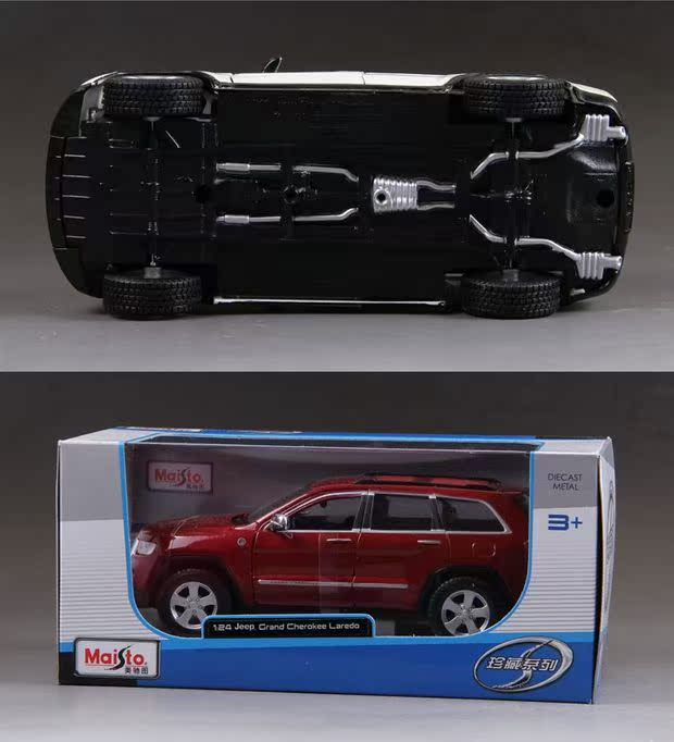 Nhà máy nguyên bản của Mercedes-Benz 1 24 Jeep JEEP Grand Cherokee Freeman mô phỏng hợp kim xe SUV tĩnh đồ chơi cho bé trai