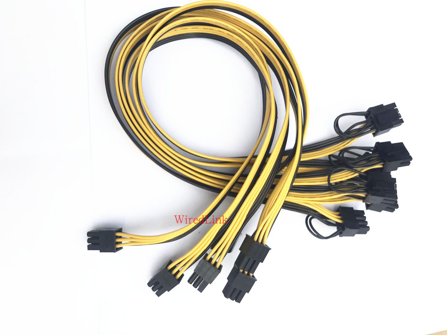 Factory straight for 6P revolution 8P (6 2) Gongserver power line graphics card power supply line 18AWG flat cable full copper