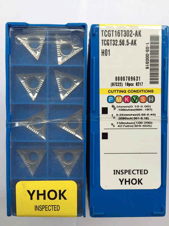 Korea YHOK numerical control aluminum vehicle blade bronze aluminum special blade TCGT16T302 TCGT16T304-AK