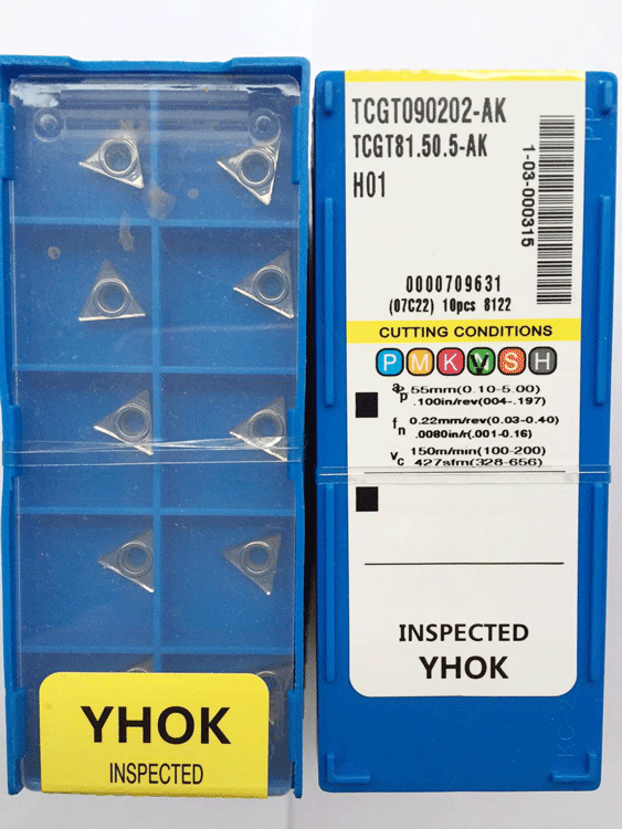 South Korea YHOK brass with blade numerical control blade TCGT090204 TCGT090202-AK H01