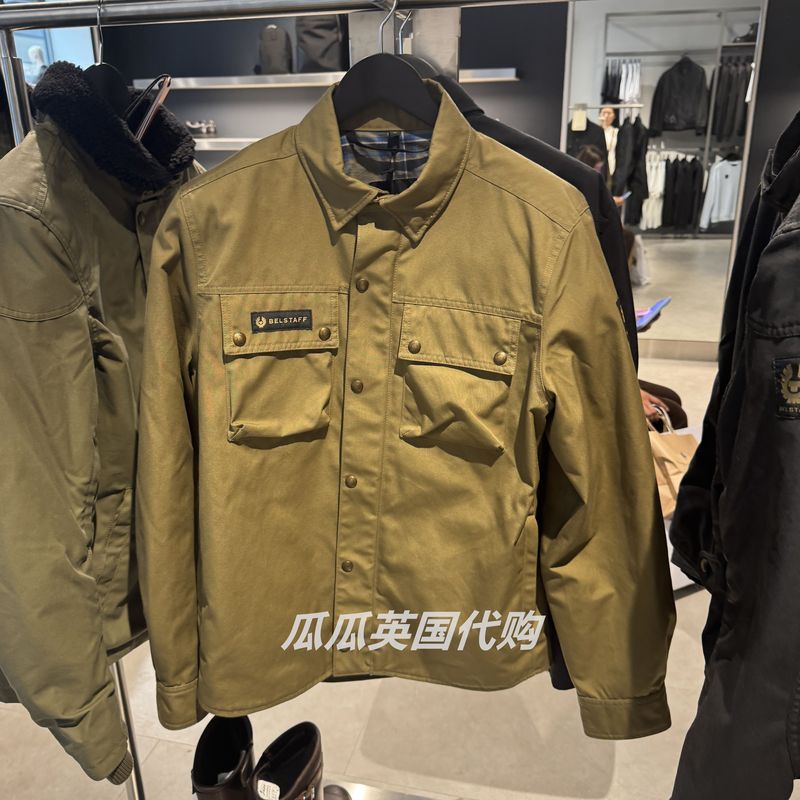 Belstaff Shirt Jacket 25Ss New Men's Clothing Two Colors Logo Jacket 8/17 Belstaff Shirt Jacket 25Ss New Men's Clothing Two Colors Logo Jacket 8/17