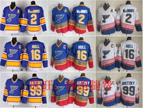 St Louis Blues St. Louis Blues retro ice hockey suit Hull Gretzky Jerseys